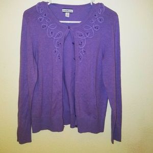 Purple Cardigan